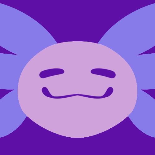 lottalotls - a cute purple axolotl logo